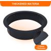 Fire Pit Ring 2.5 mm Steel Heavy Duty Firepit Cooking Ring Large Fire Pit Insert Round, Above/In Ground Fire Pit, for Camping Garden Backyard, 36 in x 42 in x 10 in(36″D x 42″W x 10″H)