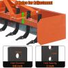 GARVEE Box Blade for Tractor, 18 in Ripper Shanks for Box Blade, Box Blade Shank with 4 Holes, Ripper Point/Scarifier Tooth for Box Blade Shank for Replacement, Digging, Plowing (5 Pieces)(5)