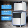 GARVEE Commercial Ice Maker Machine，550lbs/24H Ice Production, 400lbs Storage Bin, Under Counter Ice Machine,Water-Cooled Ice Maker for Restaurants/Bars/cafes/Coffee Shops/Offices/Medical uses
