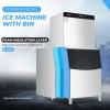 GARVEE Commercial Ice Maker Machine，550lbs/24H Ice Production, 400lbs Storage Bin, Under Counter Ice Machine,Water-Cooled Ice Maker for Restaurants/Bars/cafes/Coffee Shops/Offices/Medical uses