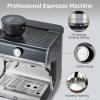 GARVEE Espresso Machine, 20 Bar Coffee Maker with Milk Frother Steam Wand, Semi-Automatic Coffee Machine for Latte, Cappuccino, Fast Heating, Stainless Steel