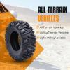 GARVEE Set of 2 ATV/UTV All-Terrain Tires 26×9-12 Front, 6PR, Tubeless(AT26x11-12 6PR)