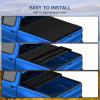 GARVEE Soft Tri-Fold Truck Bed Covers, Tri-Fold Truck Bed Tonneau Cover Compatible with 2014-2019 Chevy Silverado/GMC Sierra 1500 New Body Style, Fleetside 5.8 ft Bed(5’8″ (68″) Tri-Fold Bed)