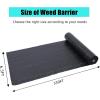 Garvee 01 Woven Weed Barrier Landscape Fabric, Black