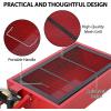 Garvee 20 Gallon Oil Drain Pan Oil Drain Tank with 12V Electric Pump, 76L Low Profile Oil Drain Pan, Oil Change Pan with T Foldable Hand and Wheels, 8FT Hose Oil Drain Cart for Car, SUV, Trucks(Electric Pump)
