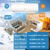 Garvee 20000 BTU Dual Zone WIFI Mini Split AC/Heating System, 20 SEER2 2 Zone 9000+9000 BTU Ductless Split Air Conditioner with Pre-Charged Condenser, Not Include Copper Tube Line Set, 208-230V(2 Head-18000BTU+9000BTU)