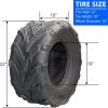Garvee 22×10-10 4PR ATV/UTV Tires, All Terrain Tires 22x10x10 Trail Sand Mud Stream Off-Road Tires, Tubeless Set of 2