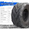 Garvee 22×10-10 4PR ATV/UTV Tires, All Terrain Tires 22x10x10 Trail Sand Mud Stream Off-Road Tires, Tubeless Set of 2