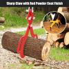 Garvee 28 in Log Lifting Tongs, Log Grabber, Skidding Log Lifting Tongs Timber, Heavy Dut Solid Steel Swivel Dragging Steel Tongs Log Lifting Lumber Skidding Tongs Logging Grabber(4 Claw)(18 in-2 Claw)