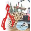 Garvee 28 in Log Lifting Tongs, Log Grabber, Skidding Log Lifting Tongs Timber, Heavy Dut Solid Steel Swivel Dragging Steel Tongs Log Lifting Lumber Skidding Tongs Logging Grabber(4 Claw)(18 in-2 Claw)