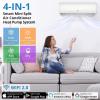 Garvee 3 Zone 28000 BTU(9K + 9K + 9K) Mini Split AC/Heating System, 20 SEER2 Tri Zone Ductless Split Air Conditioner with Pre-Charged Condenser, Not Include Copper Tube Line Set, 208-230V(3 Head-9000BTU×3)