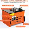 Garvee 3000W Electric Hydraulic Rebar Bender, Electric Rebar Bender up to 1.3 in, 1/4 in-1 in Rebar Bending, Angle 0-180 Degrees, for Bending Steel Rope, Convenient Foot Pedal Switch