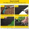 Garvee 4 ft x100 ft Weed Barrier Landscape Fabric, Premium Non-Woven 1.8 oz Ground Cover Weed Block Gardening Mat, Easy Setup & Superior Weed Control, for Erosion Control, Weed Block, Ground Cover(6ft x300ft)