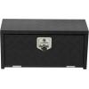 Garvee 48 in Heavy Duty Aluminum Tool Underbody Box, Waterproof Square Truck Storage Organizer Chest for Pick Up Truck Bed, Rv Trailer (48″ X 18″ X 18″ – Sliver)(30″ X 12″ X 14″ – Black)