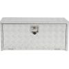 Garvee 48 in Heavy Duty Aluminum Tool Underbody Box, Waterproof Square Truck Storage Organizer Chest for Pick Up Truck Bed, Rv Trailer (48″ X 18″ X 18″ – Sliver)(30″ X 14″ X 16″ – Sliver)