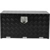 Garvee 48 in Heavy Duty Aluminum Tool Underbody Box, Waterproof Square Truck Storage Organizer Chest for Pick Up Truck Bed, Rv Trailer (48″ X 18″ X 18″ – Sliver)(24″ X 18″ X 18″ – Black)