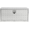Garvee 48 in Heavy Duty Aluminum Tool Underbody Box, Waterproof Square Truck Storage Organizer Chest for Pick Up Truck Bed, Rv Trailer (48″ X 18″ X 18″ – Sliver)(30″ X 18″ X 18″ – Sliver)