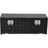 Garvee 48 in Heavy Duty Aluminum Tool Underbody Box, Waterproof Square Truck Storage Organizer Chest for Pick Up Truck Bed, Rv Trailer (48″ X 18″ X 18″ – Sliver)(36″ X 18″ X 18″ – Black)