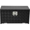 Garvee 48 in Heavy Duty Aluminum Tool Underbody Box, Waterproof Square Truck Storage Organizer Chest for Pick Up Truck Bed, Rv Trailer (48″ X 18″ X 18″ – Sliver)(24″ X 14″ X 16″ – Black)