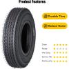 Garvee 5.3-12 5.3×12 530-12 5.30-12 Trailer Tires, Load Range C, 6PR(4.80-8 6PR)