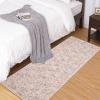 Garvee 5×7 Bedroom Rugs Non Slip Washable Rugs for Living Room Modern Striped Area Rug for Dining Room Stain Resistant Area Rug for Classroom Office Blue and Orange(Vintage1-pink)