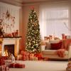 Garvee 6 ft Christmas Tree, 6 ft Artificial Prelit Slim Pencil Tree with Warm White Lights & Metal Stand, Easy Assemble, Xmas Decor for Home Party Office Mall Holiday Decoration(Green)