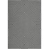 Garvee 8×10 Area Rug Washable Modern Abstract Black Rug Non Shedding Living Room Area Rug Soft Bedroom Rugs Stain Resistant Farmhouse Large Carpet Boho Home Decor for Nuersery Dining Room, Black