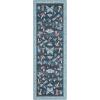 Garvee 8×10 Rug Washable Vintage Boho Large Rugs for Living Room Non Slip Kids Playroom Floor Mat Non Shedding Soft Bedroom Rug Low Pile Soft Thin Foldable Indoor Rugs for Classroom Dining, Beige(Butterfly | Blue)