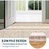 Garvee Area Rug 5×7, No Slip Washable, Modern Checkered Pattern Area Rug, Low-Pile Design Rug, Under Bed Carpet, for Living Room Bedroom Dining Room, Grey(Brown)