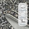 Garvee Area Rug 8×10 for Living Room, Washable Non Slip Low Pile Rugs, Floral Soft Carpet for Living Room, Bedroom, Dining Room, Pink(Black)