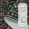 Garvee Area Rug 8×10 for Living Room, Washable Non Slip Low Pile Rugs, Floral Soft Carpet for Living Room, Bedroom, Dining Room, Pink(Green)
