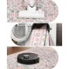 Garvee Area Rug 8×10 for Living Room, Washable Non Slip Low Pile Rugs, Floral Soft Carpet for Living Room, Bedroom, Dining Room, Pink(Pink)
