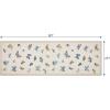 Garvee Area Rug 9×12, No Slip Washable, Modern Butterfly Pattern Area Rug, Low-Pile Design Rug, Under Bed Carpet, for Living Room Bedroom Dining Room, Black(Khaki)