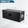 Garvee Black Steel Truck Bed Tool Box, Trailer Tongue Box, Truck Storage Organizer Tool Chest For Truck Bed, RV, Trailer (36″x 15″x 15″ – Orange)(15*15*30)
