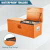 Garvee Black Steel Truck Bed Tool Box, Trailer Tongue Box, Truck Storage Organizer Tool Chest For Truck Bed, RV, Trailer (36″x 15″x 15″ – Orange)(24″x 15″x 15″ – Orange)