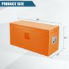 Garvee Black Steel Truck Bed Tool Box, Trailer Tongue Box, Truck Storage Organizer Tool Chest For Truck Bed, RV, Trailer (36″x 15″x 15″ – Orange)(30″x 15″x 15″ – Orange)