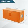 Garvee Black Steel Truck Bed Tool Box, Trailer Tongue Box, Truck Storage Organizer Tool Chest For Truck Bed, RV, Trailer (36″x 15″x 15″ – Orange)(36″x 15″x 15″ – Orange)