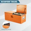 Garvee Black Steel Truck Bed Tool Box, Trailer Tongue Box, Truck Storage Organizer Tool Chest For Truck Bed, RV, Trailer (36″x 15″x 15″ – Orange)(36″x 15″x 15″ – Orange)