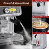 Garvee Espresso Machine with Grinder, Milk Frother Wand, 1450W, 20 Bar Professional Espresso Maker with Barista Kit, 2.8 L Water Tank for Cappuccinos or Macchiatos