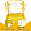 Garvee Forklift Safety Cage 36 in x36 in for 1 or 2 People, Forklift Man Basket 1200 LBS, Foldable Forklift Work Platform for Changing Lights, Painting, Roof Repair, Tree Service