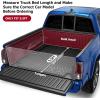 Garvee Soft Tri-fold Truck Bed Tonneau Cover Compatible with 2015-2023 F150 Supercrew Double cab 5.5 ft/67.1 in Bed