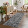 Garvee Solid Washable Rugs 5×7 Area Rugs for Living Room Bedroom, Ultra Soft Modern Abstract Carpet, Non Slip & Non-Shedding Low Pile Neutral Solid Rugs Floor Mats for Home Decor, Beige(Grey)