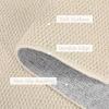 Garvee Solid Washable Rugs 5×7 Area Rugs for Living Room Bedroom, Ultra Soft Modern Abstract Carpet, Non Slip & Non-Shedding Low Pile Neutral Solid Rugs Floor Mats for Home Decor, Beige(Solid|beige)