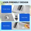 Garvee Stainless Steel Sink, 36x21x40 in Freestanding Single Tank Commercial Kitchen Sink Set with Worktop, NSF Certificated, Commercial Single Bowl Kitchen Prep & Utility Sink for Garage, Restaurant