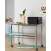 Garvee Stainless Steel Work Table with Backsplash,48×24 in NSF Certified Heavy Duty Kitchen Prep Table for Hotel,Home,Restaurant(without Caster&with Backsplash)