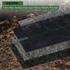 Garvee Woven Landscape Fabric 5.8 oz, 4 x 100 ft Weed Fabric Barrier, Double Layer, Garden Fabric Weed Barrier, Weed Control Fabric Ground Cover, Gardening Mat for Garden Beds, Landscaping(3 x 300FT & 5.8oz)