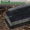 Garvee Woven Landscape Fabric 5.8 oz, 4 x 100 ft Weed Fabric Barrier, Double Layer, Garden Fabric Weed Barrier, Weed Control Fabric Ground Cover, Gardening Mat for Garden Beds, Landscaping(4 x 100FT & 5.8oz)