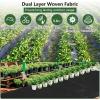 Garvee Woven Landscape Fabric 5.8oz, 4 x 300FT Weed Fabric Barrier, Double Layer, Garden Fabric Weed Barrier, Weed Control Fabric Ground Cover, Gardening Mat for Garden Beds, Landscaping
