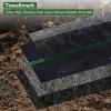 Garvee Woven Landscape Fabric 5.8oz, 4 x 300FT Weed Fabric Barrier, Double Layer, Garden Fabric Weed Barrier, Weed Control Fabric Ground Cover, Gardening Mat for Garden Beds, Landscaping