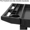 Service Cart 2-Shelf, Storage Handle, 500 LBS Capacity, for Warehouse/Garage/Cleaning/Manufacturing，45 in X25 in